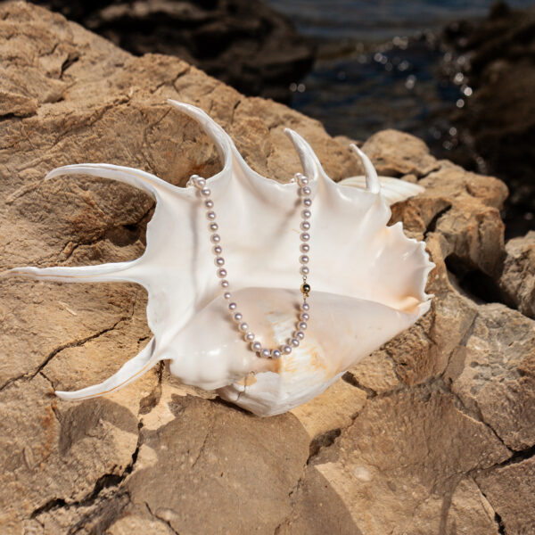 8-9mm AA+ White Freshwater Pearl Necklace