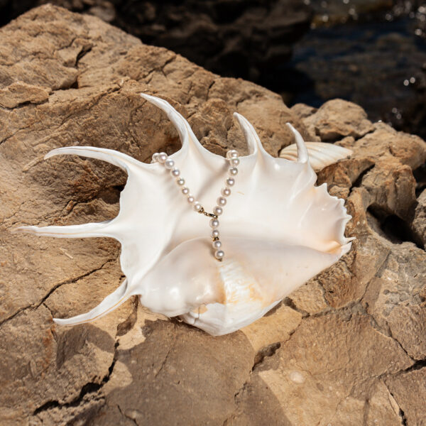 8-8.5mm AA+ White Freshwater Pearl Necklace