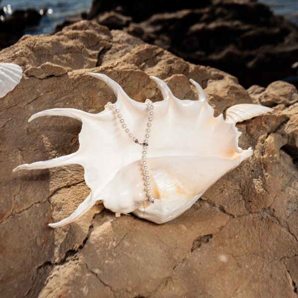 7-7.5mm AA+ White Freshwater Pearl Necklace