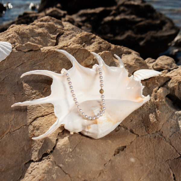 9-10mm AA+ White Freshwater Pearl Necklace