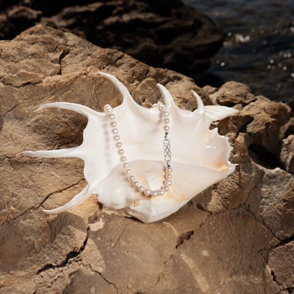 9-10mm A White Freshwater Pearl Necklace